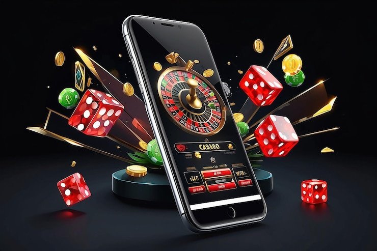 Layar permainan Ikan Jackpot dengan ikan berwarna-warni dan sistem penembakan